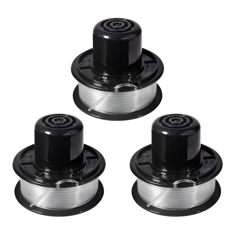 THTEN RS-136 Trimmer Spool Line Compatible with Black Decker 20ft 0.065" RS-136-BKP CST800 GE600 ST1000 ST200 ST300 ST3000 ST400 ST4000 ST4400 ST4500 ST5000 ST6800 Auto Feed Spool Edger Refills - Image 1